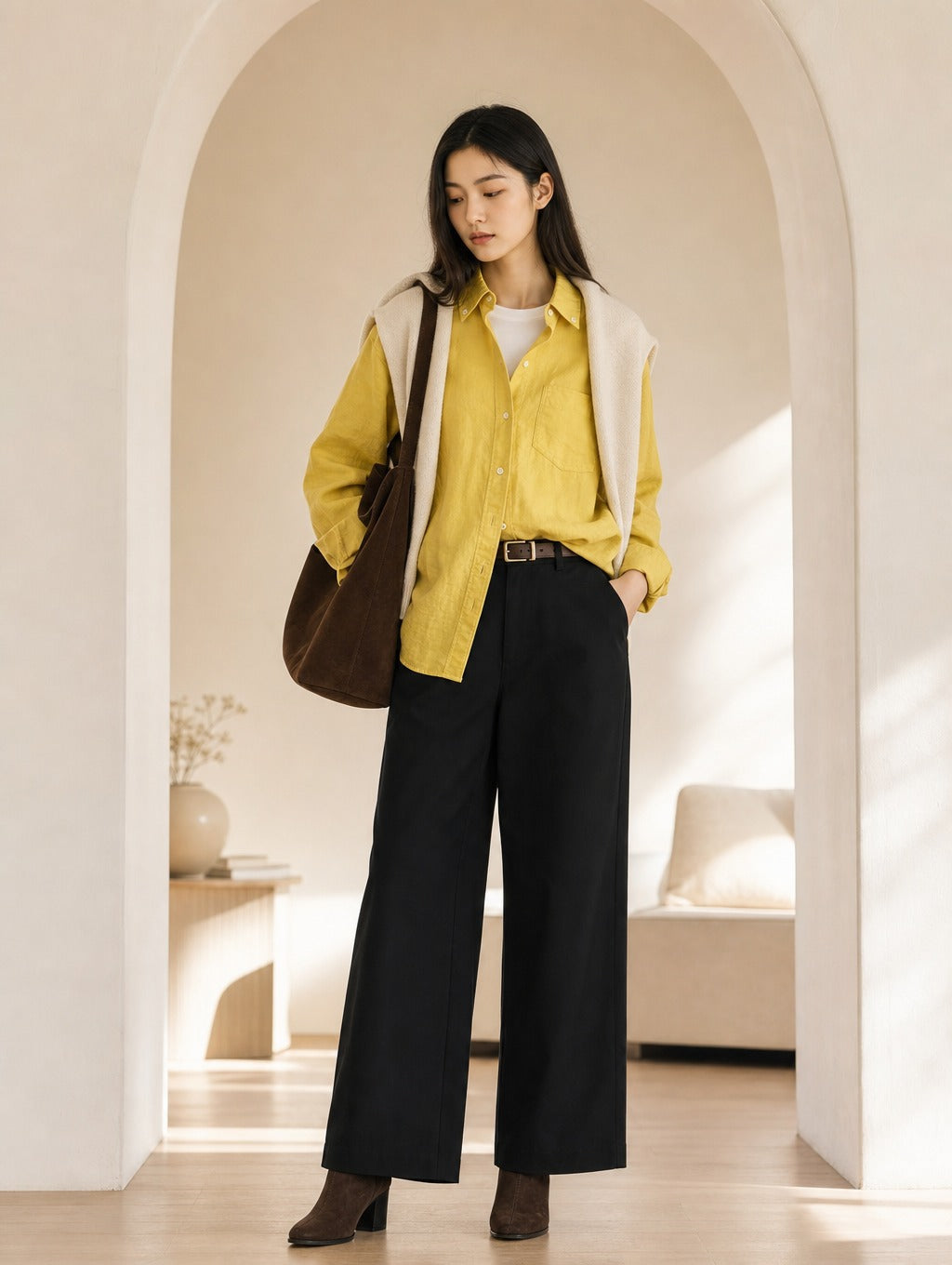 Chemise fluide Lyocell & Lin – Élise