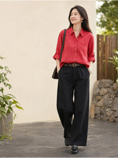 Chemise fluide Lyocell & Lin – Élise